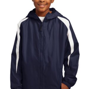 Sport-Tek® Youth Fleece-Lined Colorblock Jacket. YST81